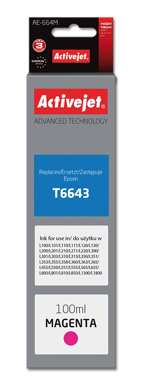 Activejet AE-664M ink (replacement for Epson
