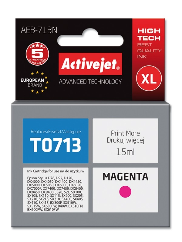 Activejet AEB-713N ink (replacement for Epson