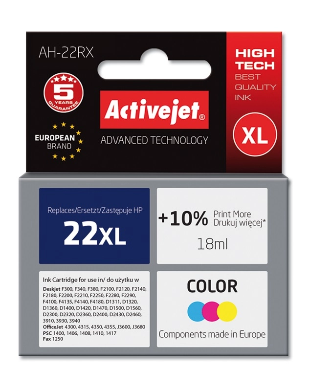 Activejet AH-22RX ink for HP printer