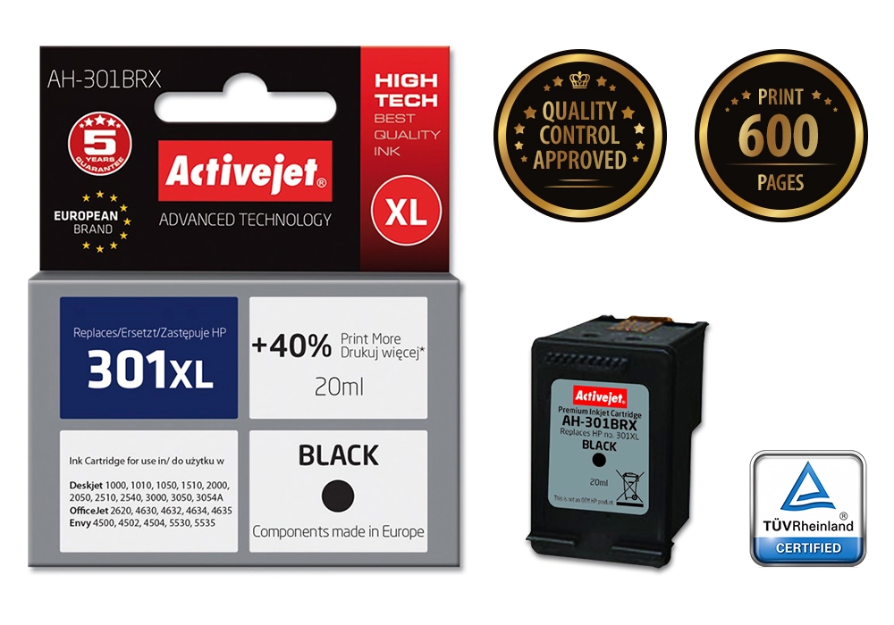 Activejet AH-301BRX ink (replacement for HP