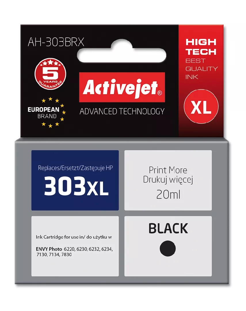 Activejet AH-9303BRX ink (replacement for HP