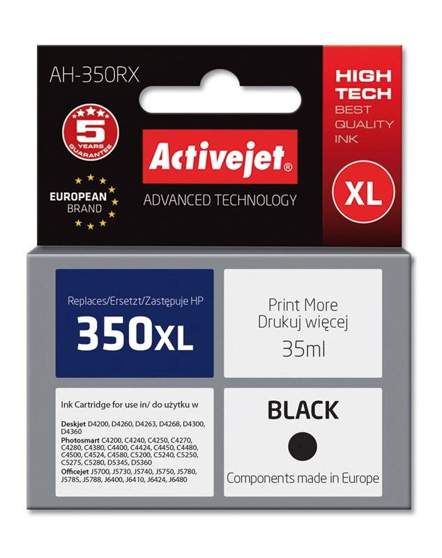 Activejet AH-350RX ink (replacement for HP