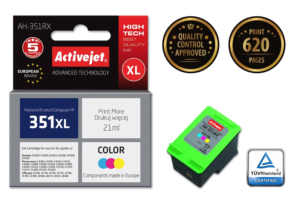 Activejet AH-351RX ink (replacement for HP