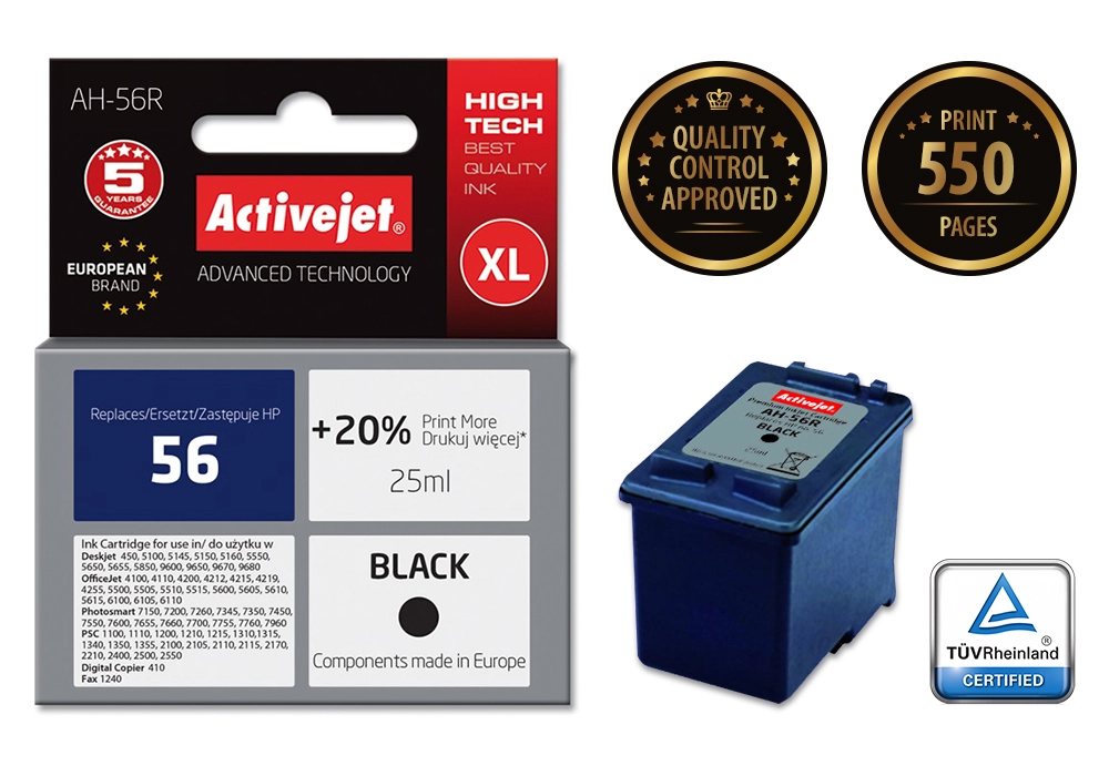 Activejet AH-56R ink (replacement for HP