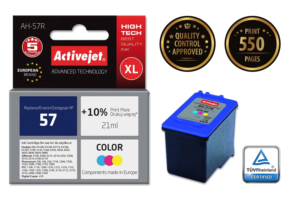 Activejet AH-57R ink (replacement for HP