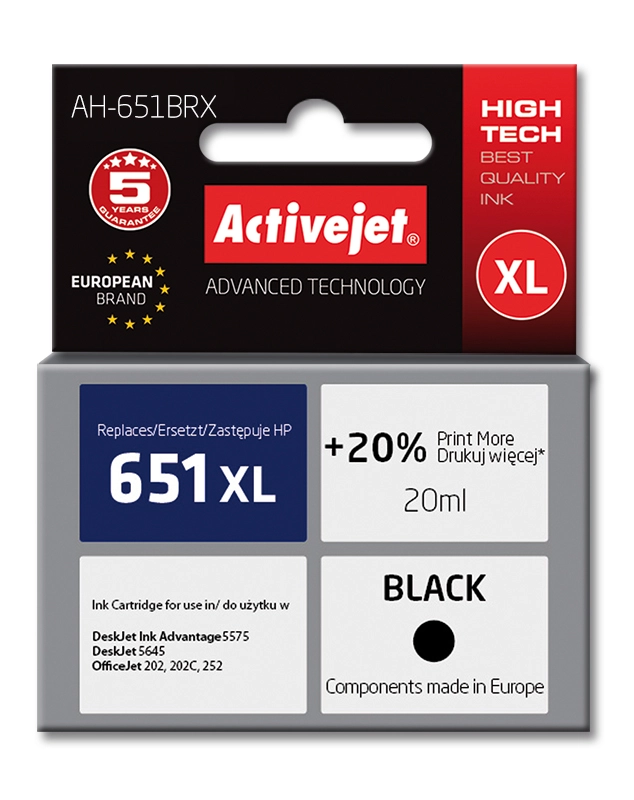 Activejet AH-651BRX ink (replacement for HP