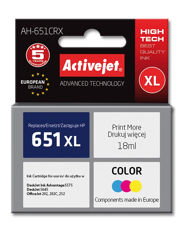 Activejet AH-651CRX ink (replacement for HP