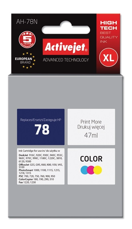 Activejet AH-78N ink (replacement for HP
