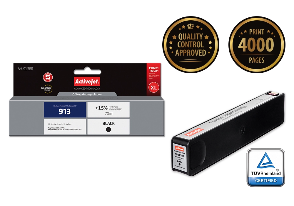 Activejet AH-913BR ink (replacement for HP