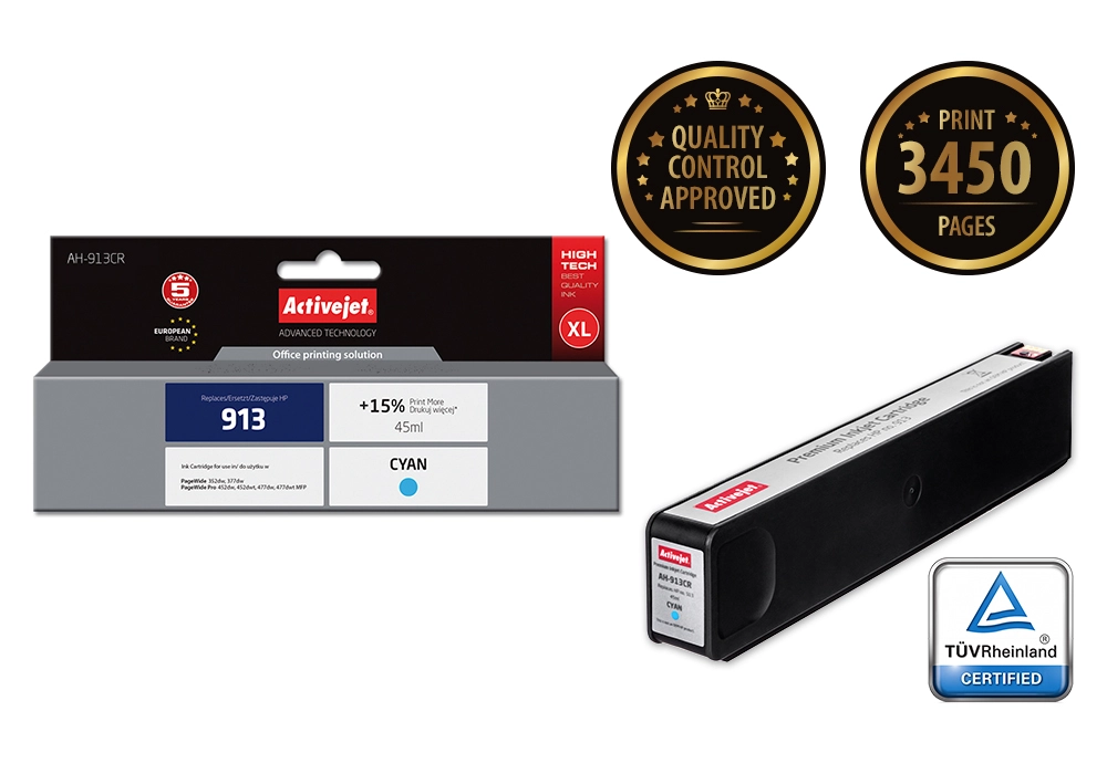 Activejet AH-913CR ink (replacement for HP