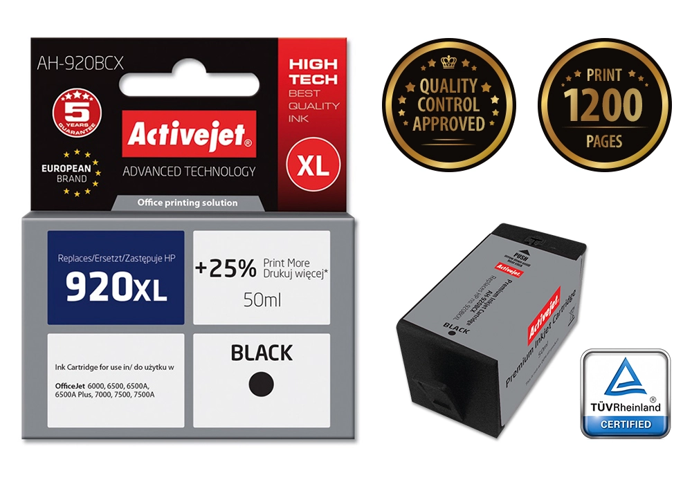 Activejet AH-920BCX ink (replacement for HP