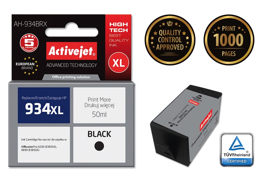 Activejet AH-934BRX ink (replacement for HP