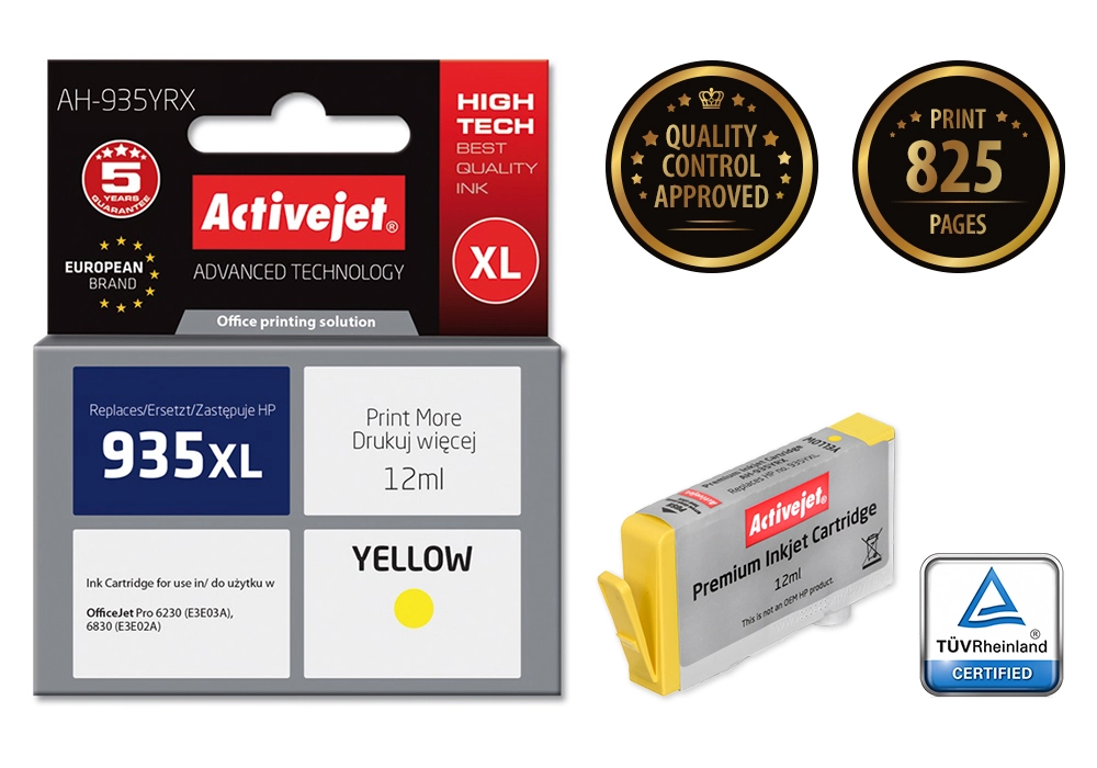 Activejet AH-935YRX ink (replacement for HP