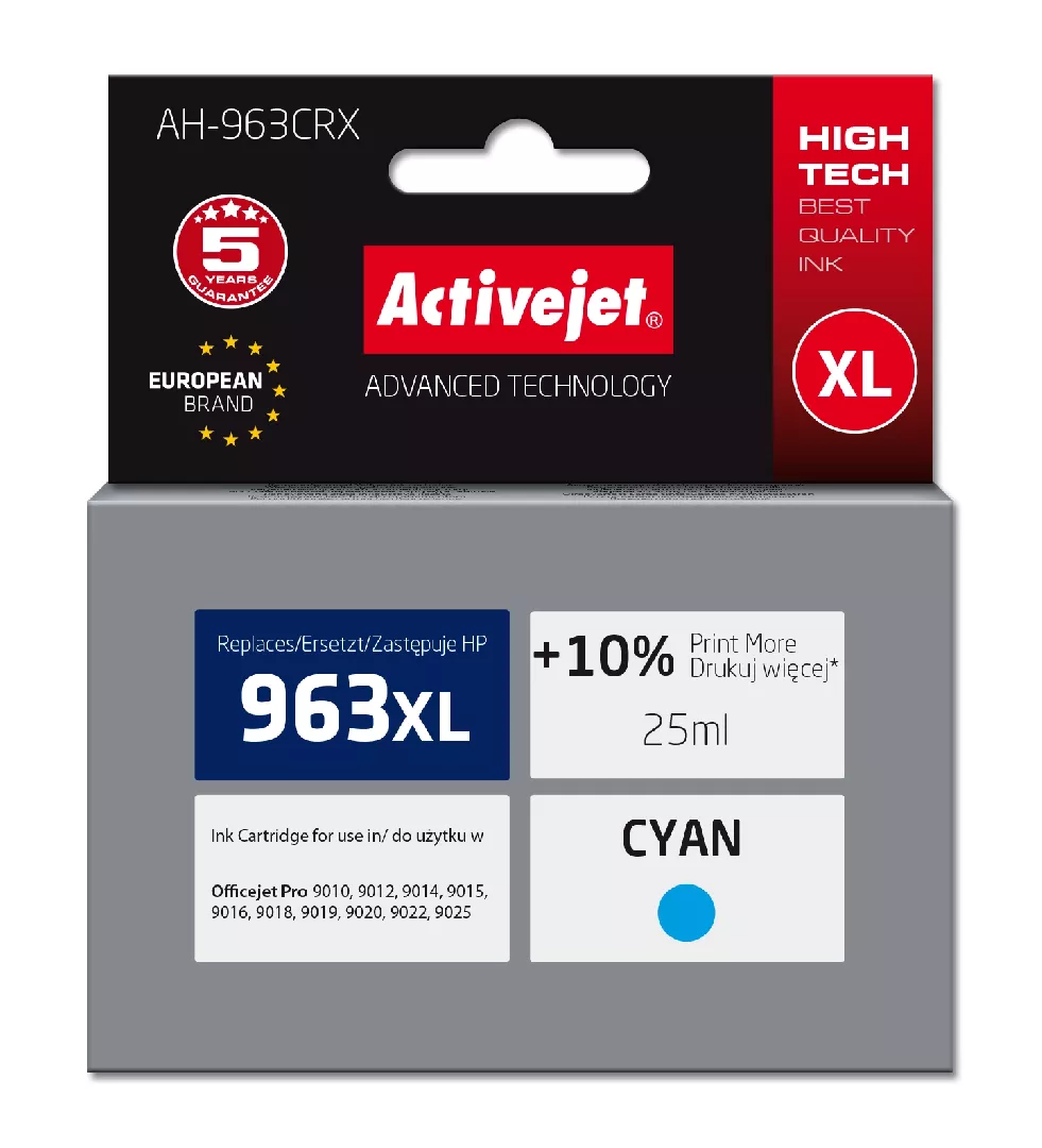 Activejet AH-963CRX ink for HP printers