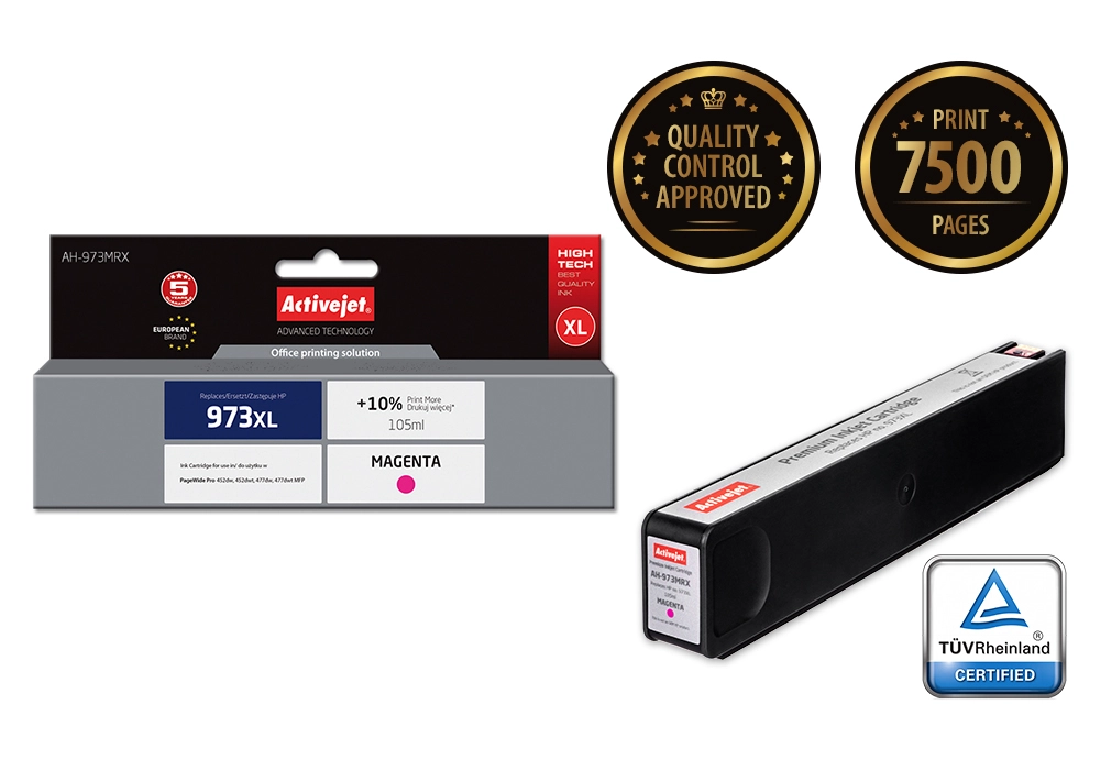 Activejet AH-973MRX ink (replacement for HP
