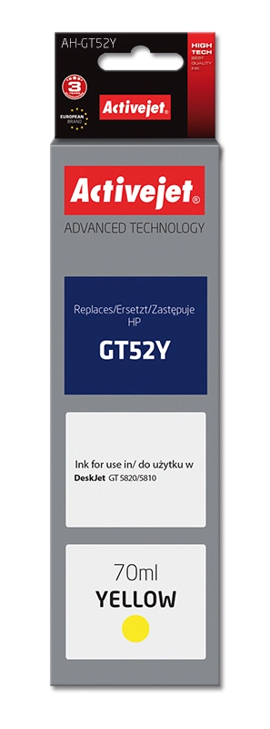 Activejet AH-GT52Y ink (replacement for HP