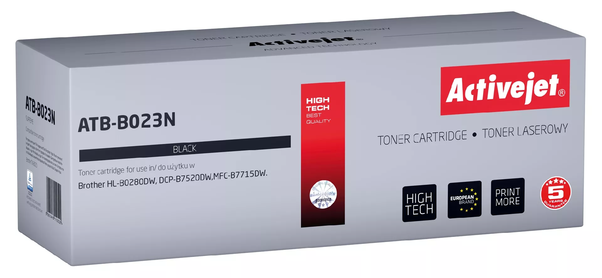 Activejet ATB-B023N toner (replacement for Brother