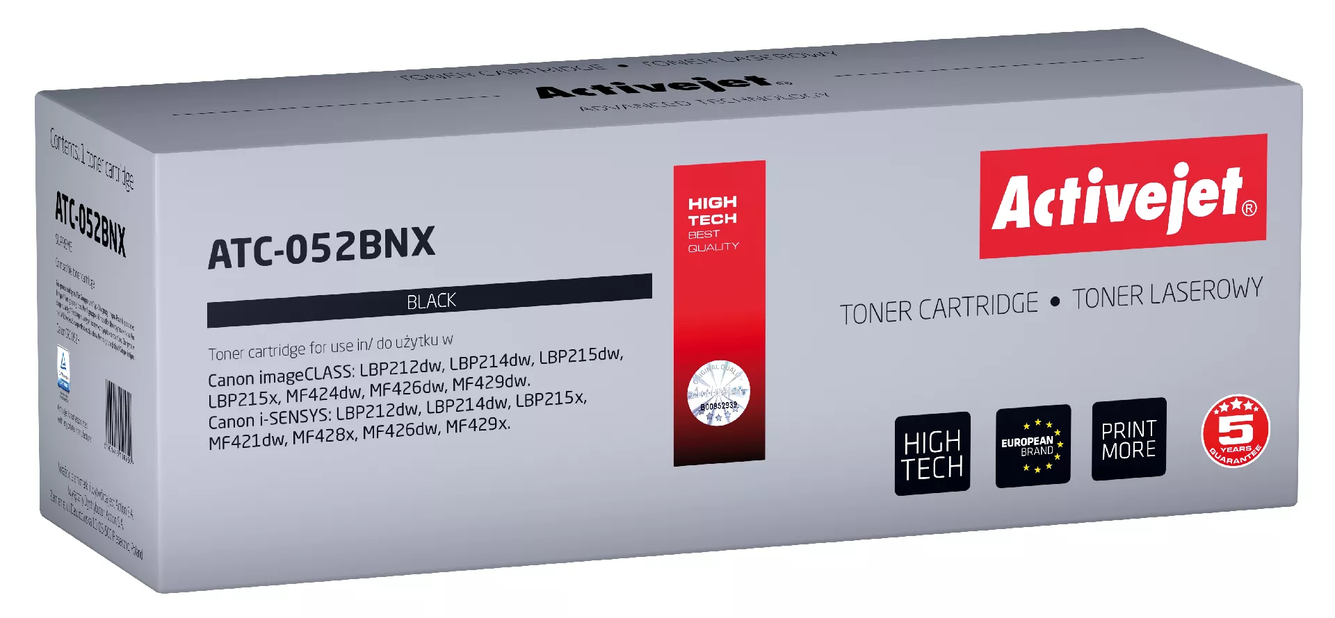 Activejet ATC-052BNX toner (replacement for Canon