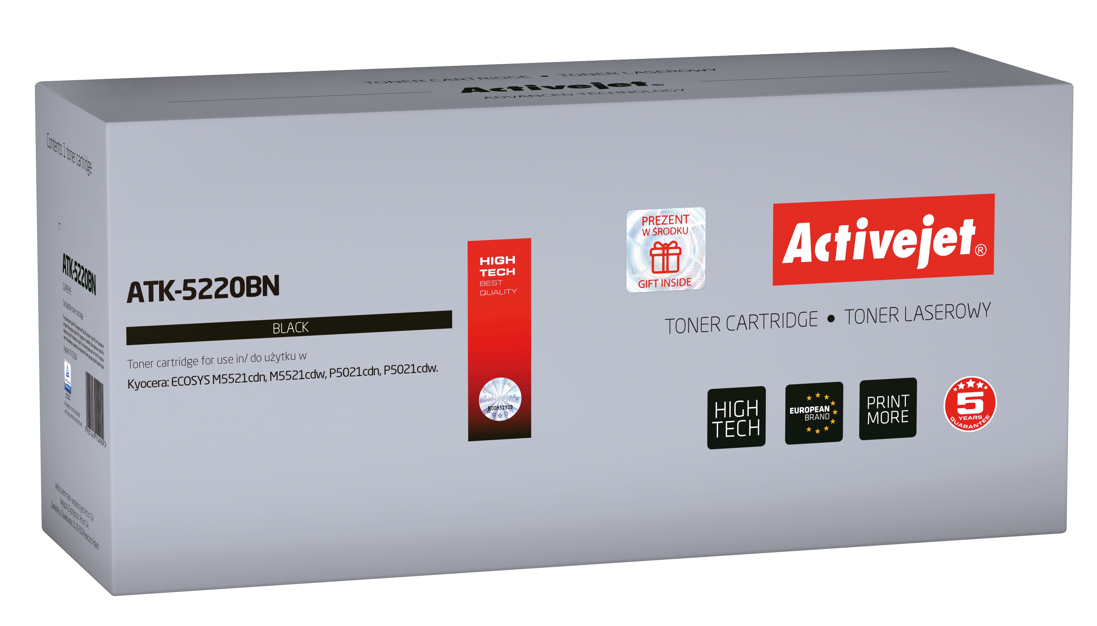 Activejet ATK-5220BN toner (replacement for Kyocera