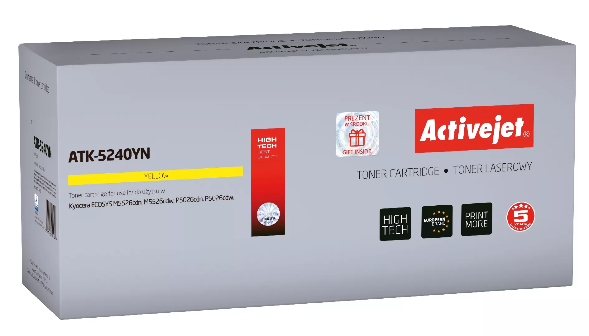 Activejet ATK-5240YN toner (replacement for Kyocera