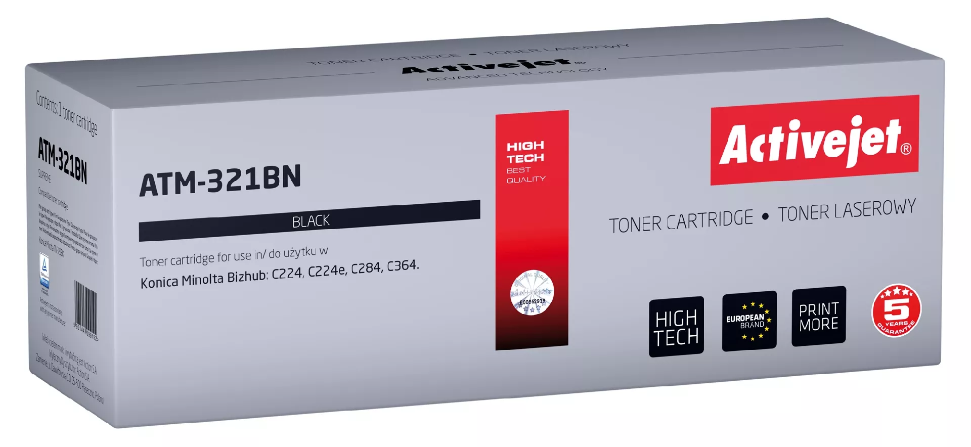 Activejet ATM-321BN toner for Konica Minolta