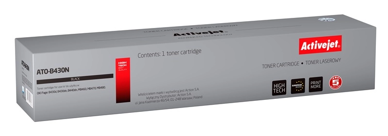 Activejet ATO-B430N toner (replacement for OKI