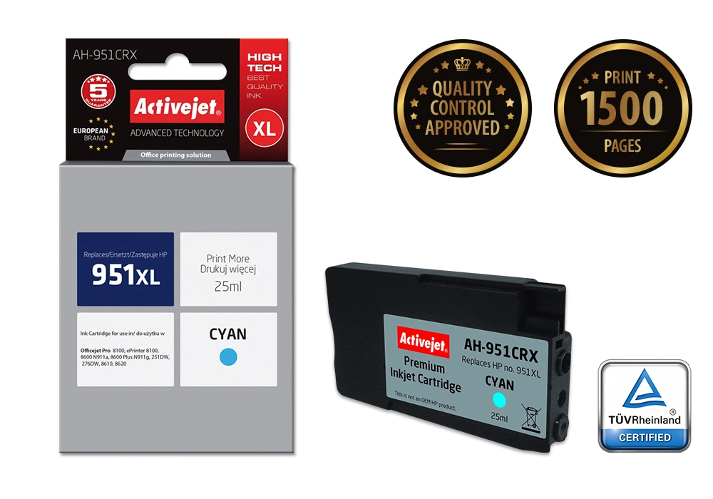 Activejet ink for Hewlett Packard No