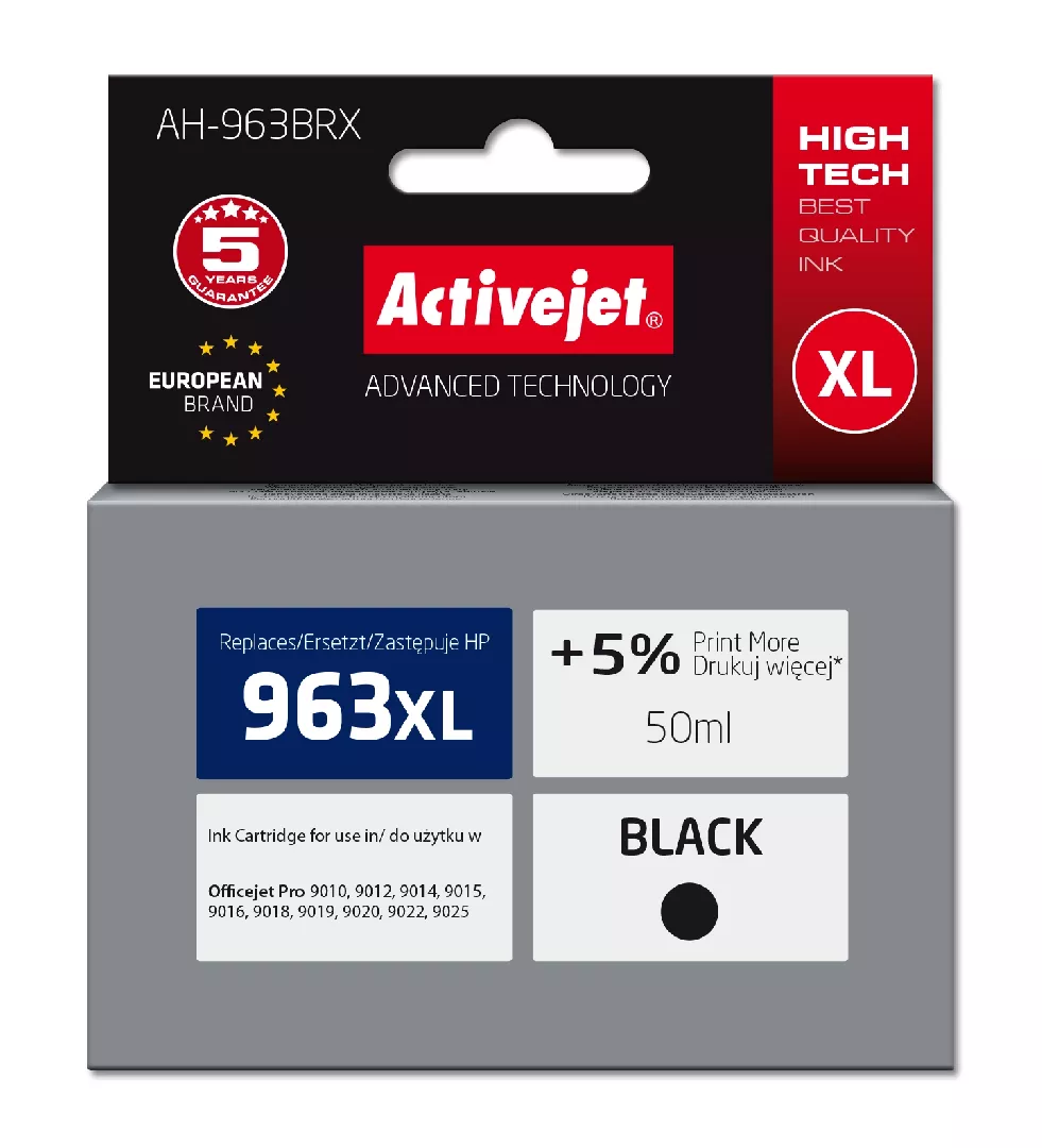 Activejet AH-963BRX ink for HP printers