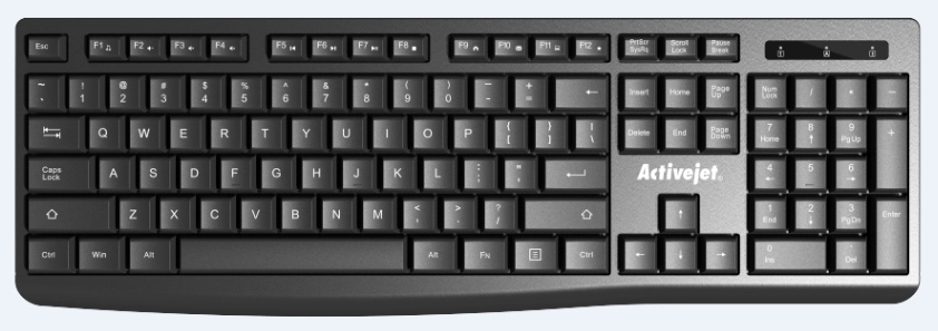 Activejet USB keyboard K-3803S K-3803S 5901443120070