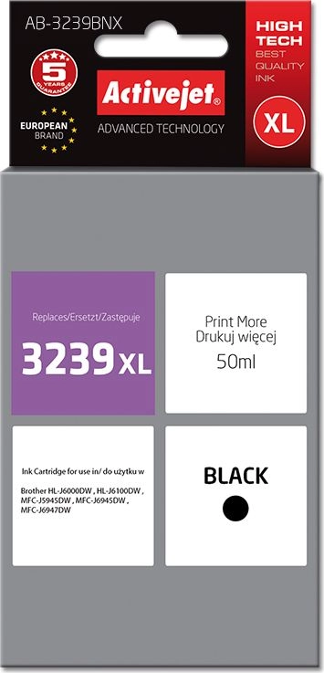 Activejet Ink AB-3239BNX Black Supreme Ink