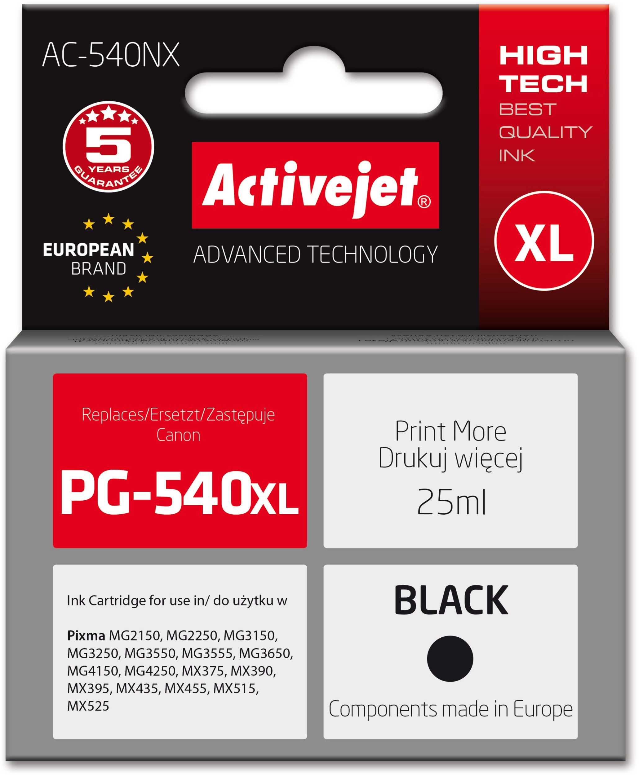 Activejet AC-540NX Ink (replacement for Canon