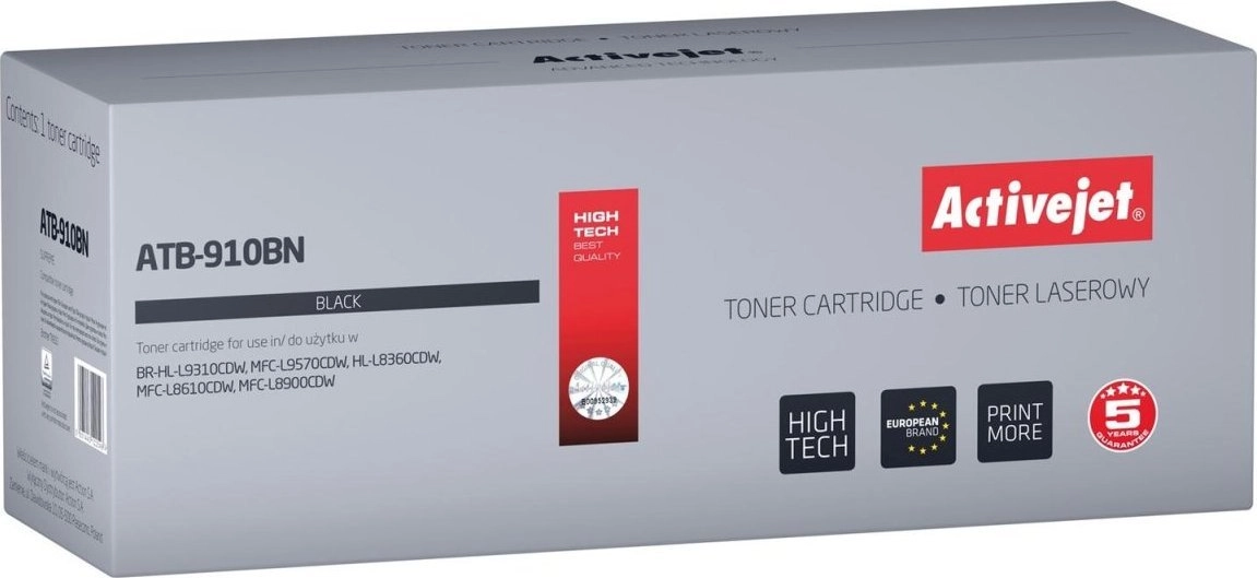Activejet toner ATB-910BN (replacement Brother TN-910BK