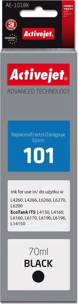 Activejet ink AE-101BK ink Ink bottle