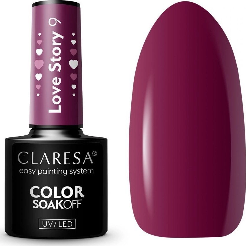 Activeshop CLARESA Hybrid Nail Polish LOVE