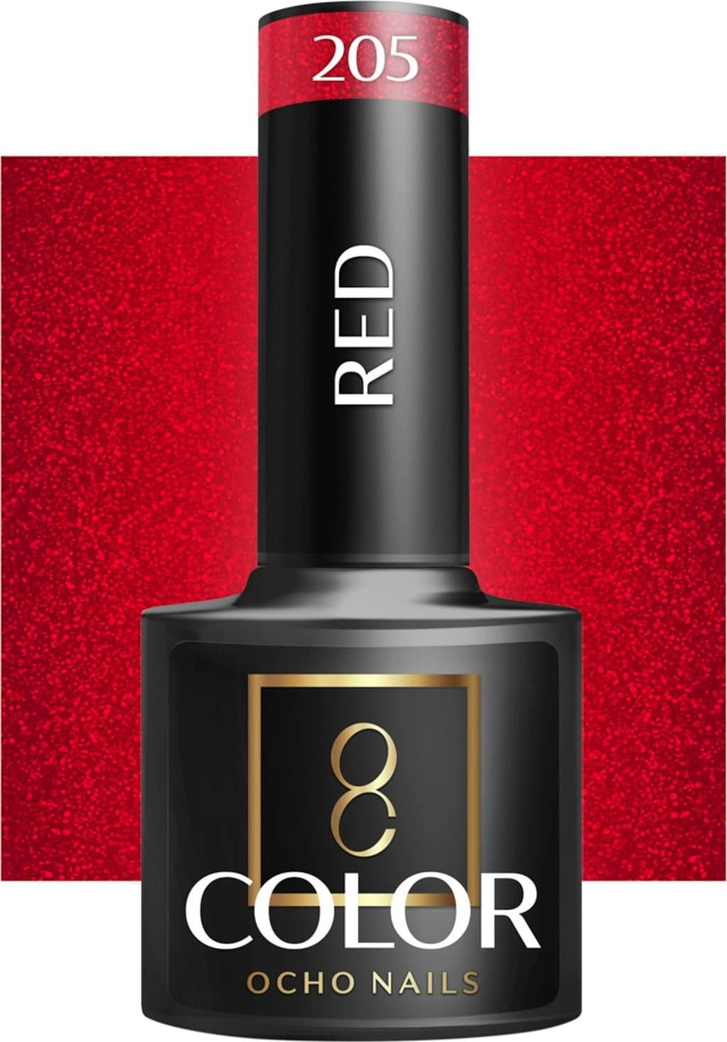 Activeshop OCHO NAILS Lakier hybrydowy red