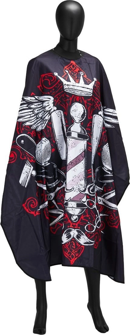 Activeshop Barber cape with rubber collar