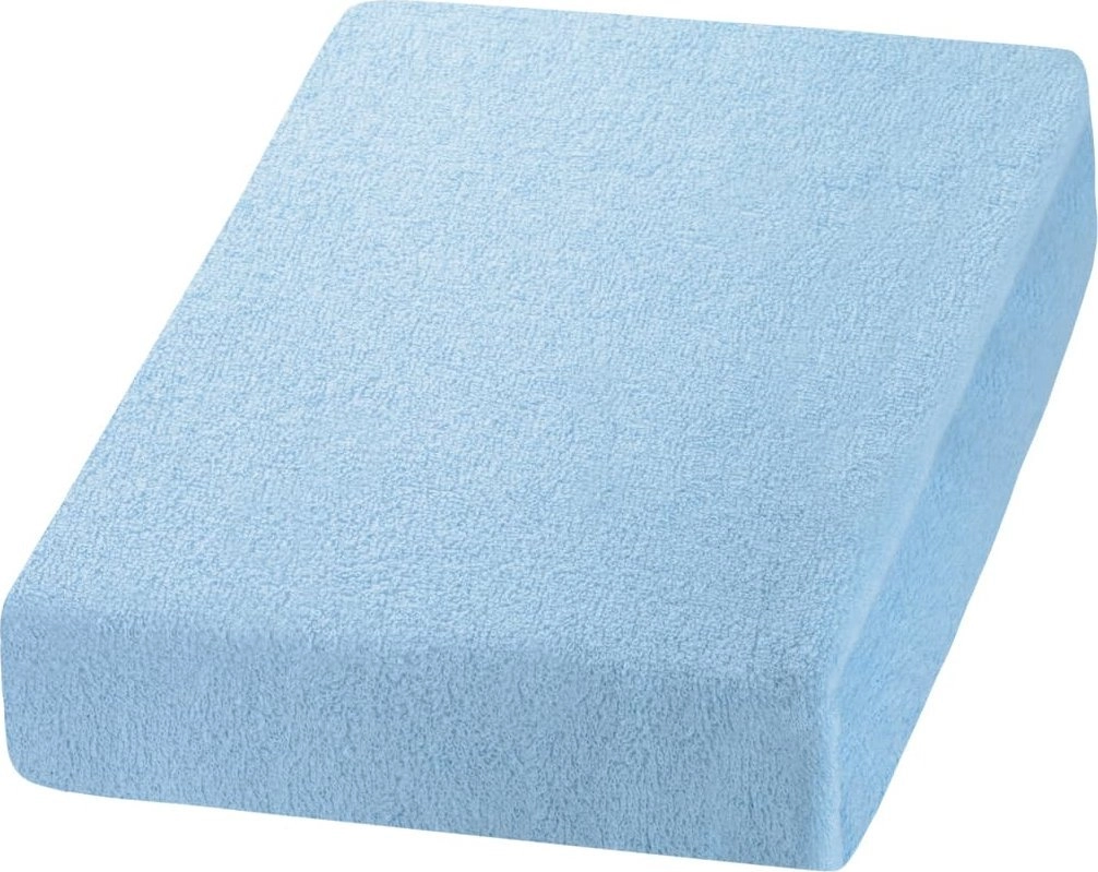 Activeshop Prześcieradło frotte niebieskie 13841061 5906717400780