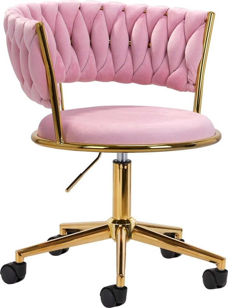 Activeshop 4Rico swivel chair QS-GW01G pink