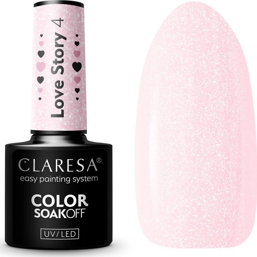 Activeshop CLARESA Hybrid Nail Polish LOVE