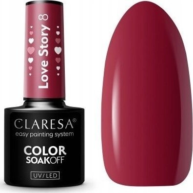 Activeshop CLARESA Hybrid Nail Polish LOVE