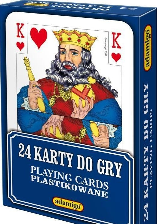 Adamigo Karty do gry 24 elementy