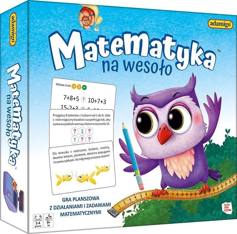 Matematyka na wesoło gra edukacyjna 08117