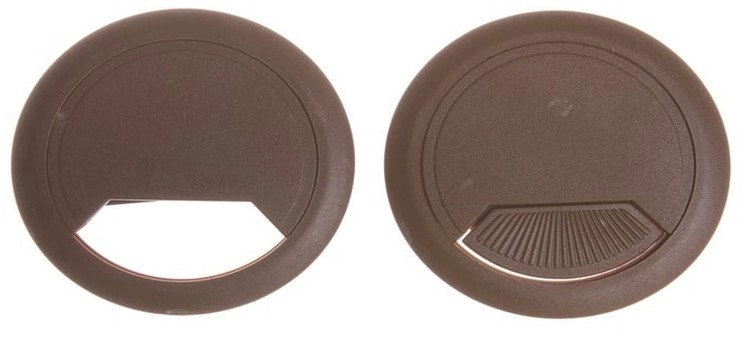 FURNITURE WIRE SLOT D60 BROWN DF8160