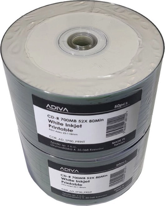 Adiva Adiva CD-R 700MB x52 spindel
