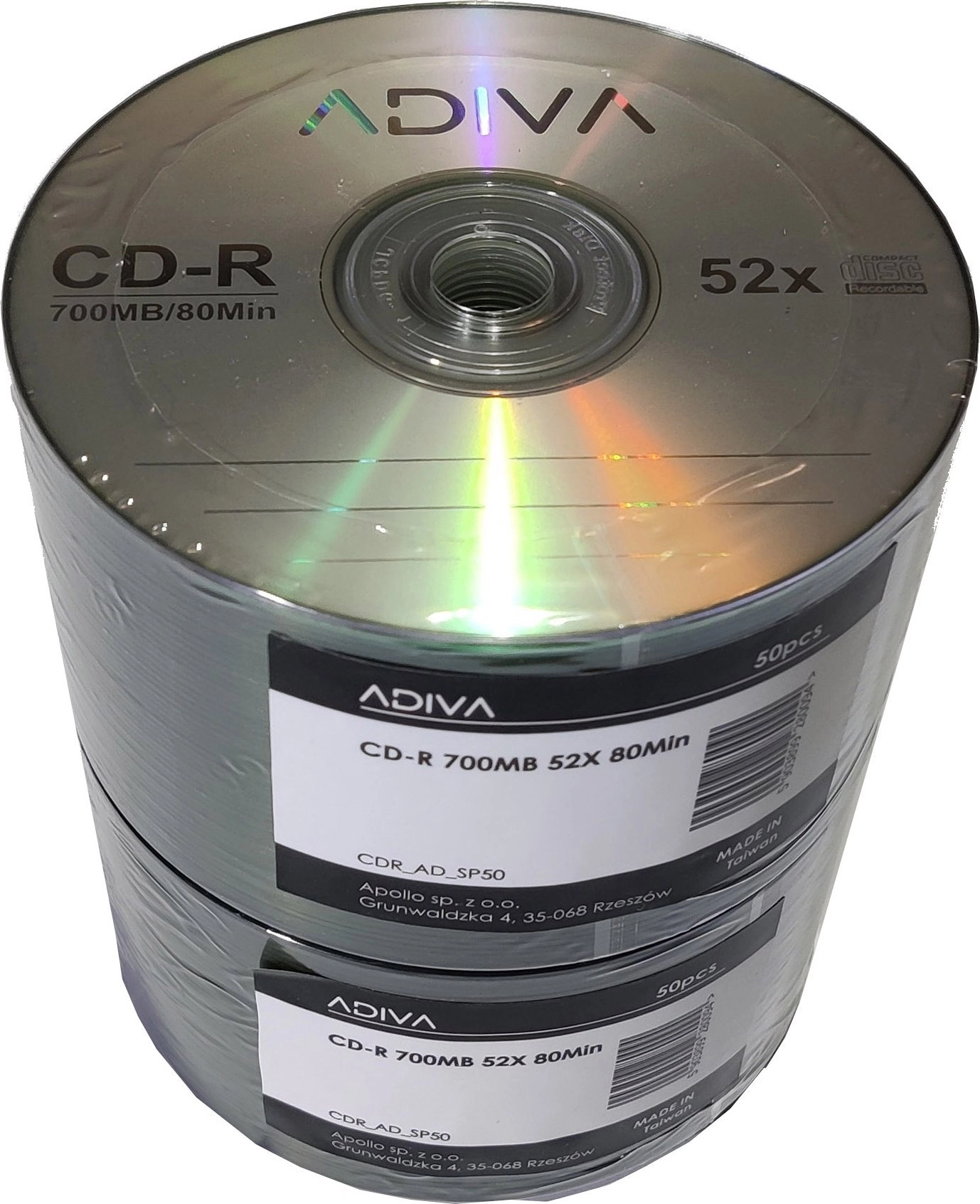 Adiva Adiva CD-R 700MB x52 spindle