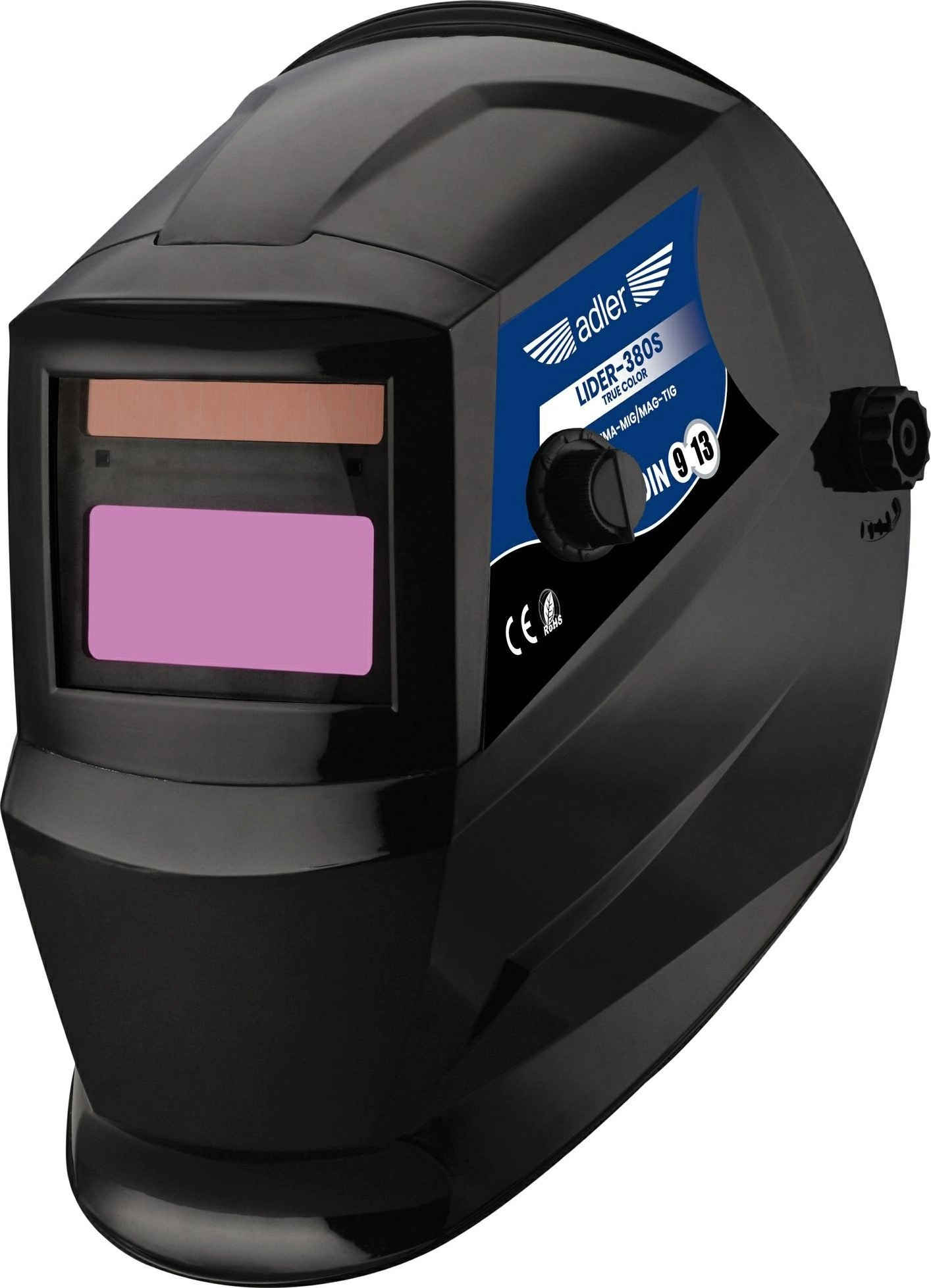 ADLER AUTO-darkening WELDING HELMET LIDER-380S MIG/MMA/TIG