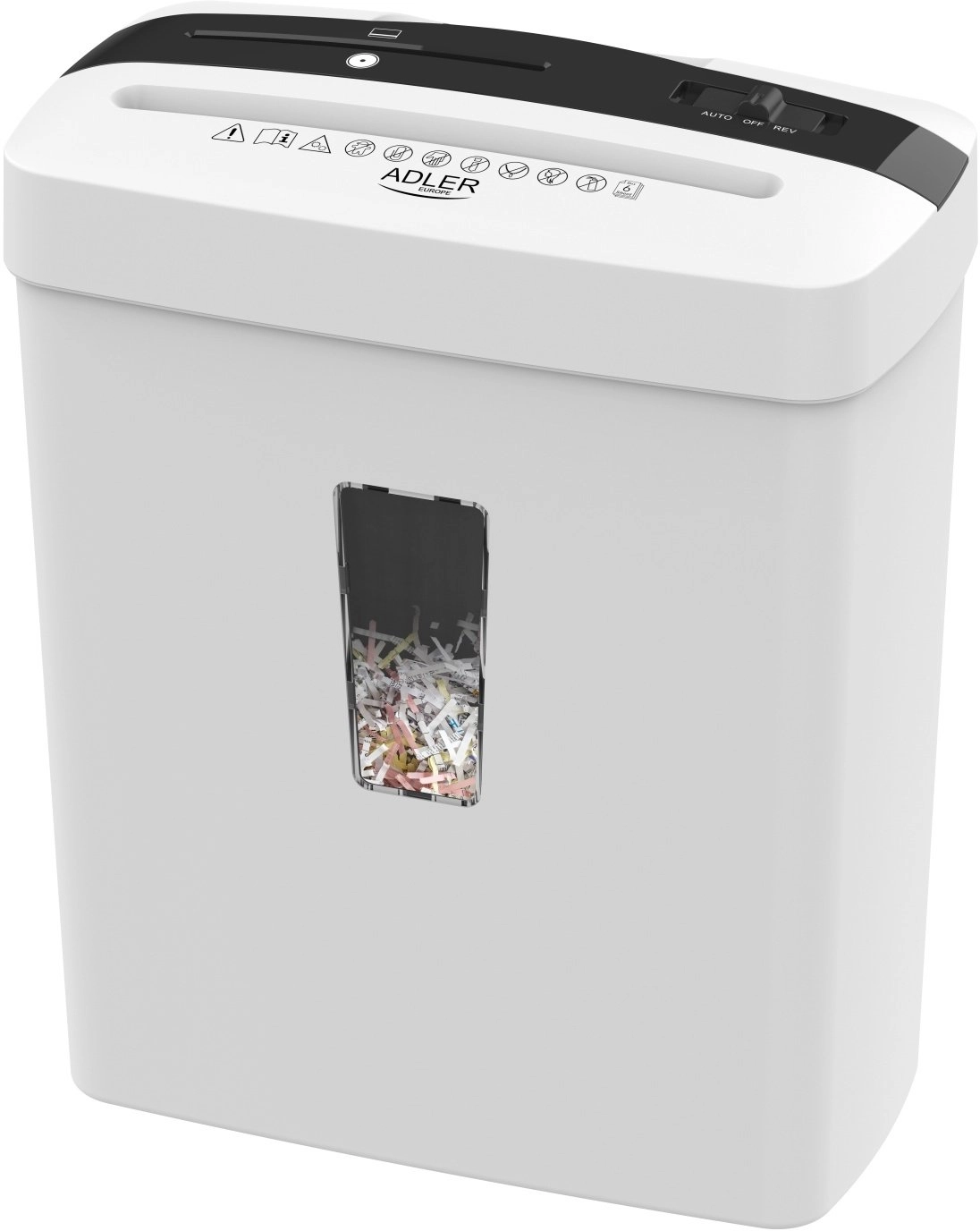 Paper Shredder 5905575907332 AD 1037 White