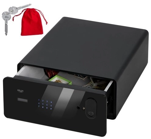 Drawer safe with touch panel and