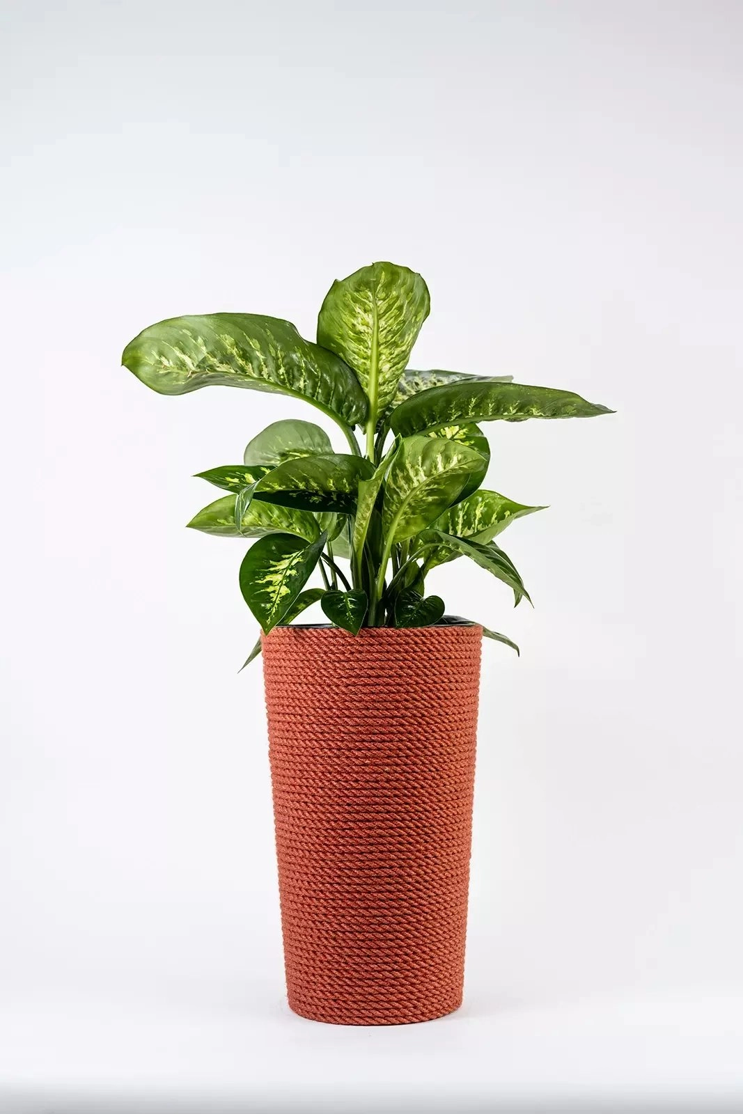 Adoni Red jute flowerpot with insert