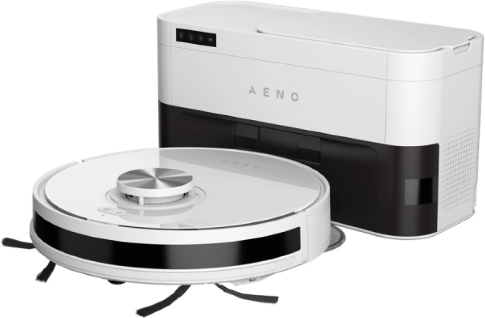 Robot Cleaner w/Dust Collector  white  2in1